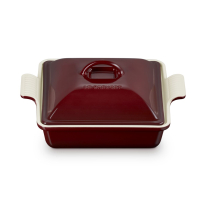 OFFRE DU MOMENT - Plat carré avec couvercle Garnet 23 cm