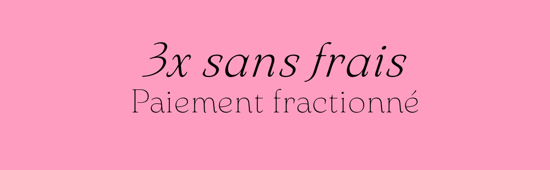 Paiement fractionné