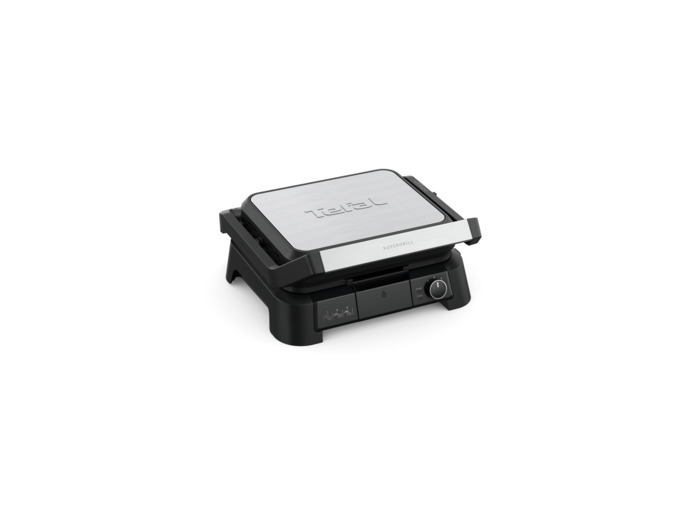 Tefal SuperGrill 3-en-1 XL GC520DE0 – Gril Contact, Barbecue & Four, 2200W, Surface XXL Pour 8 Personnes