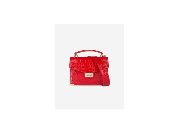 Sac Emily Small En Cuir Rouge red The Kooples Corbeil