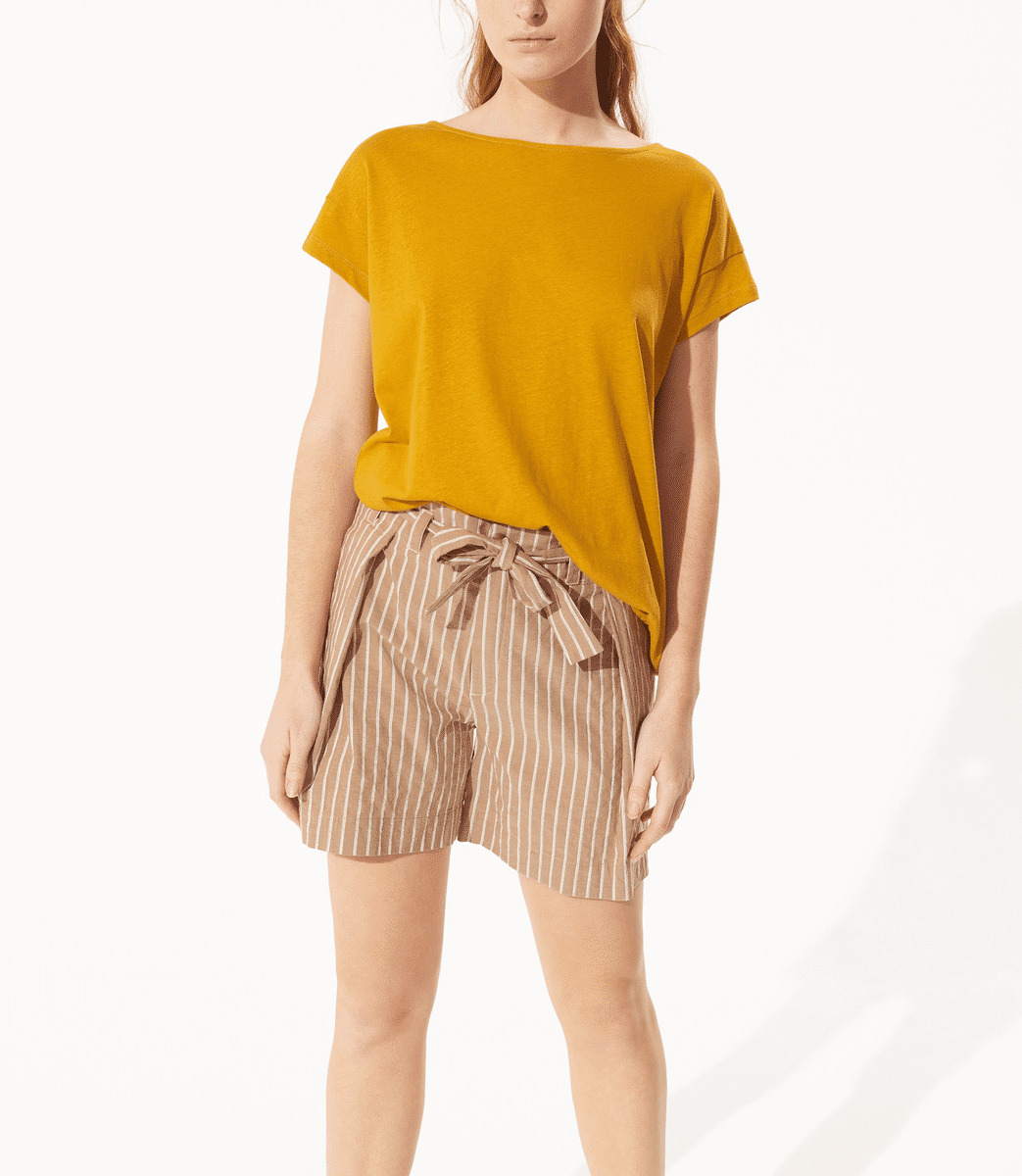Debardeur ocre jaune