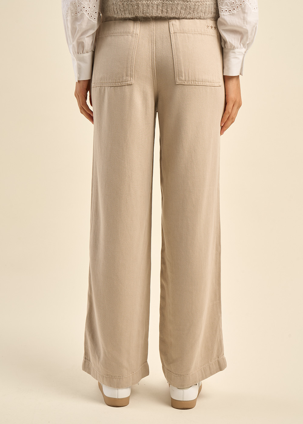 Pantalon Beige Skinny Sud Express Taille 34 Femme - Occasion En Très Bon état, Coupe Regular