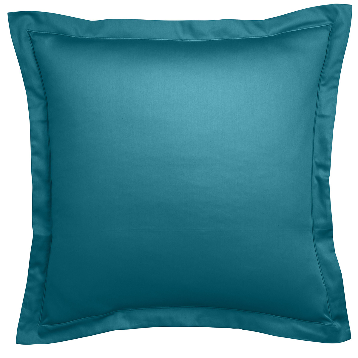 Taie d'oreiller Partition Satin de coton Coloris Canard