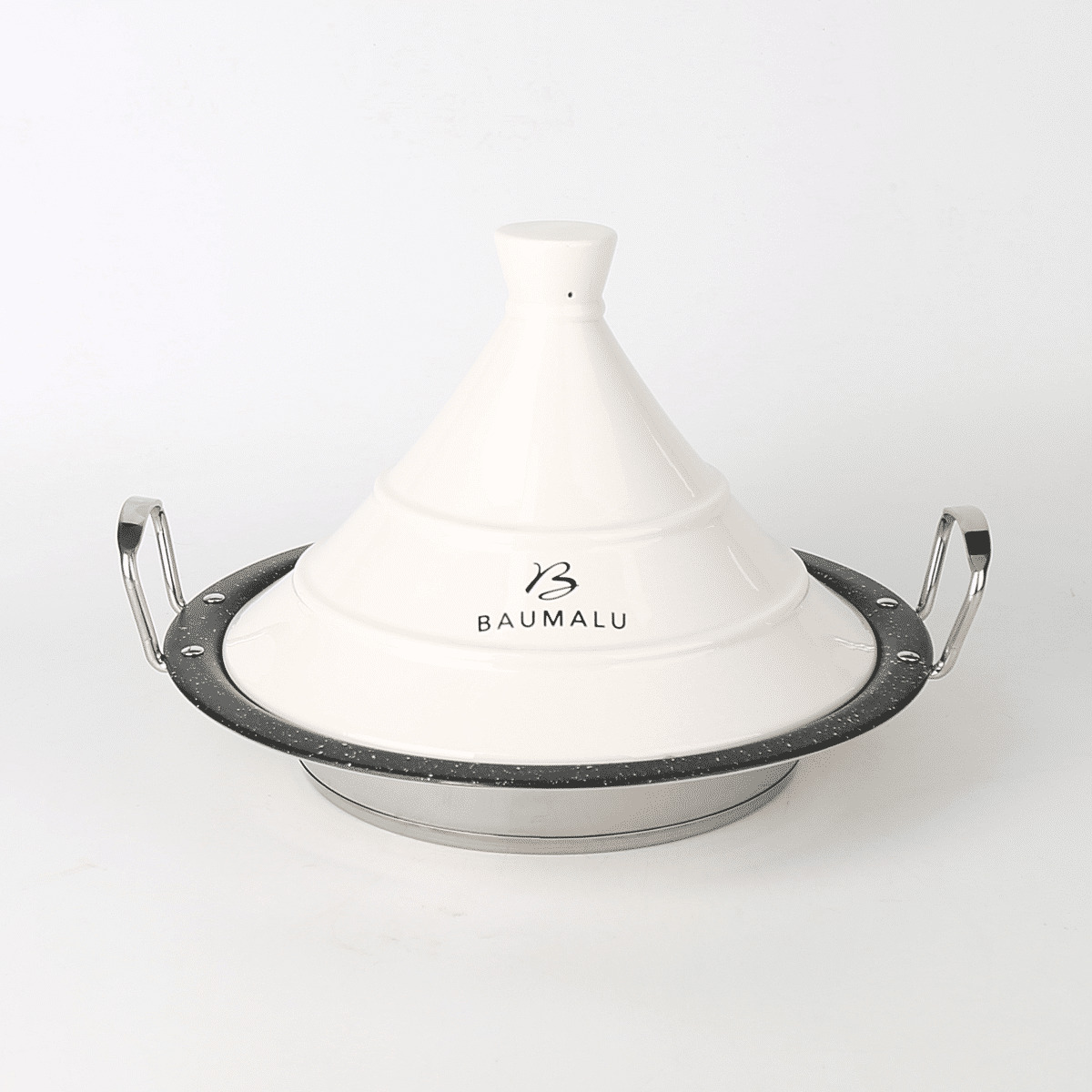 TAJINE inox 30cm avec couvercle en céramique
