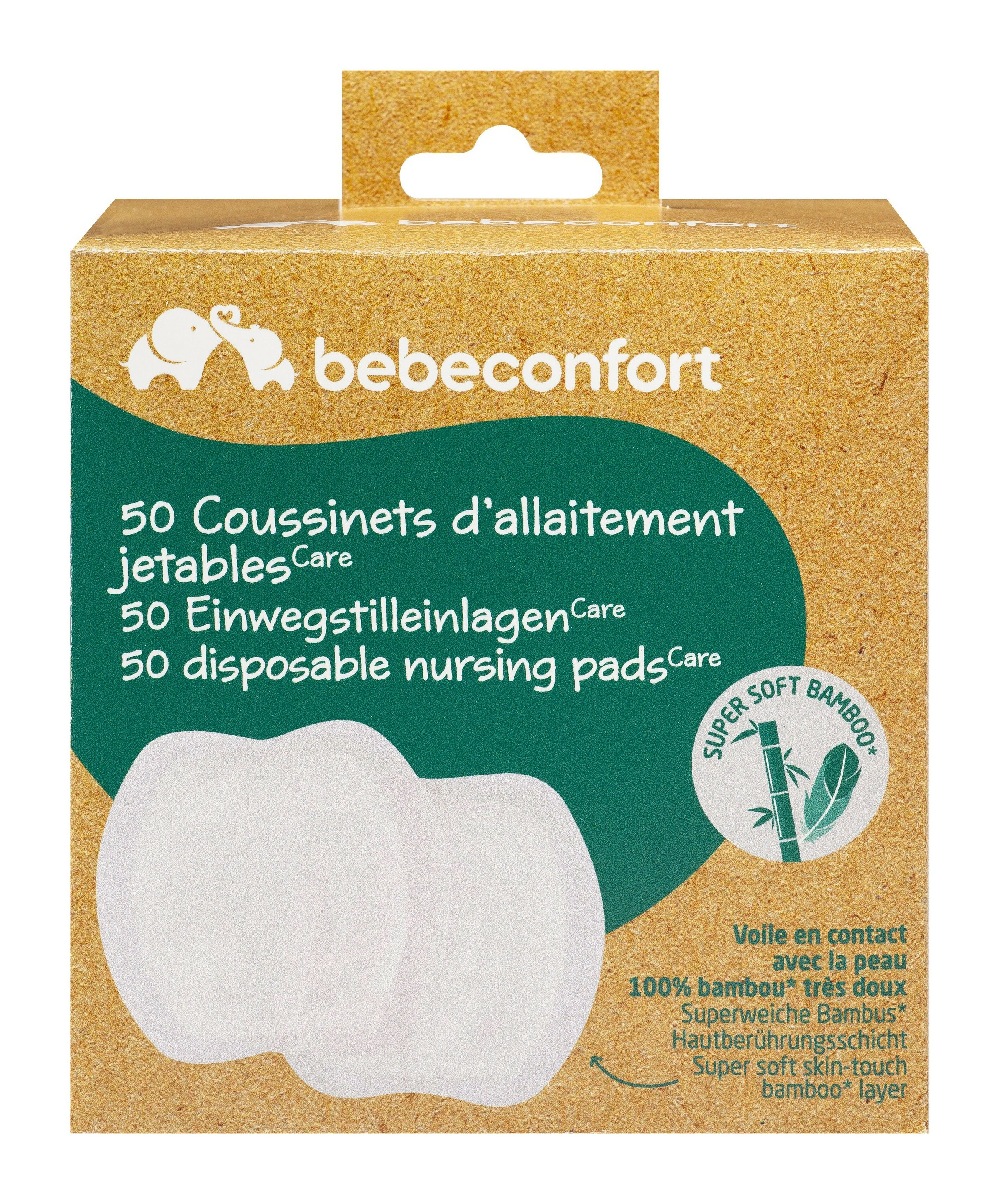 50 coussinnets d'allaitement Blanc