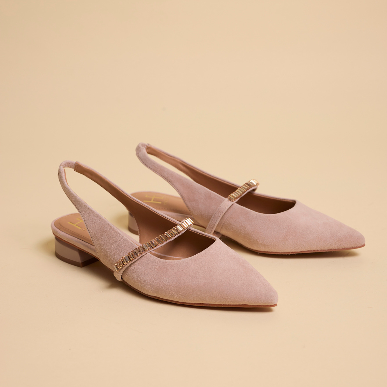 Ballerine Femme Safran Nude
