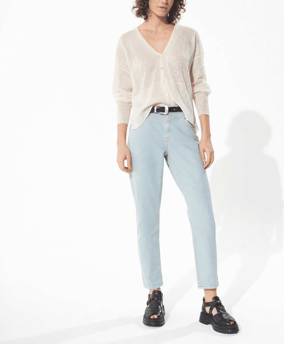 Cardigan ecru