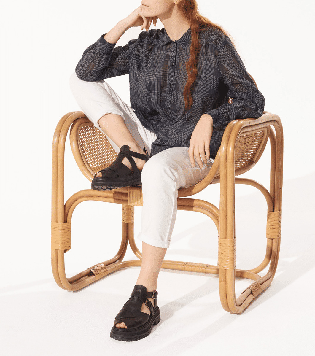 Chemise carreaux nuit