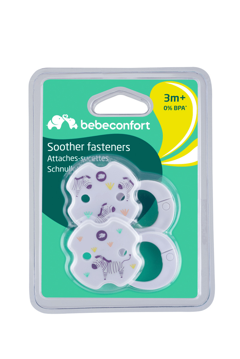 Bebeconfort 2 attache-sucettes croix Savannah Savannah