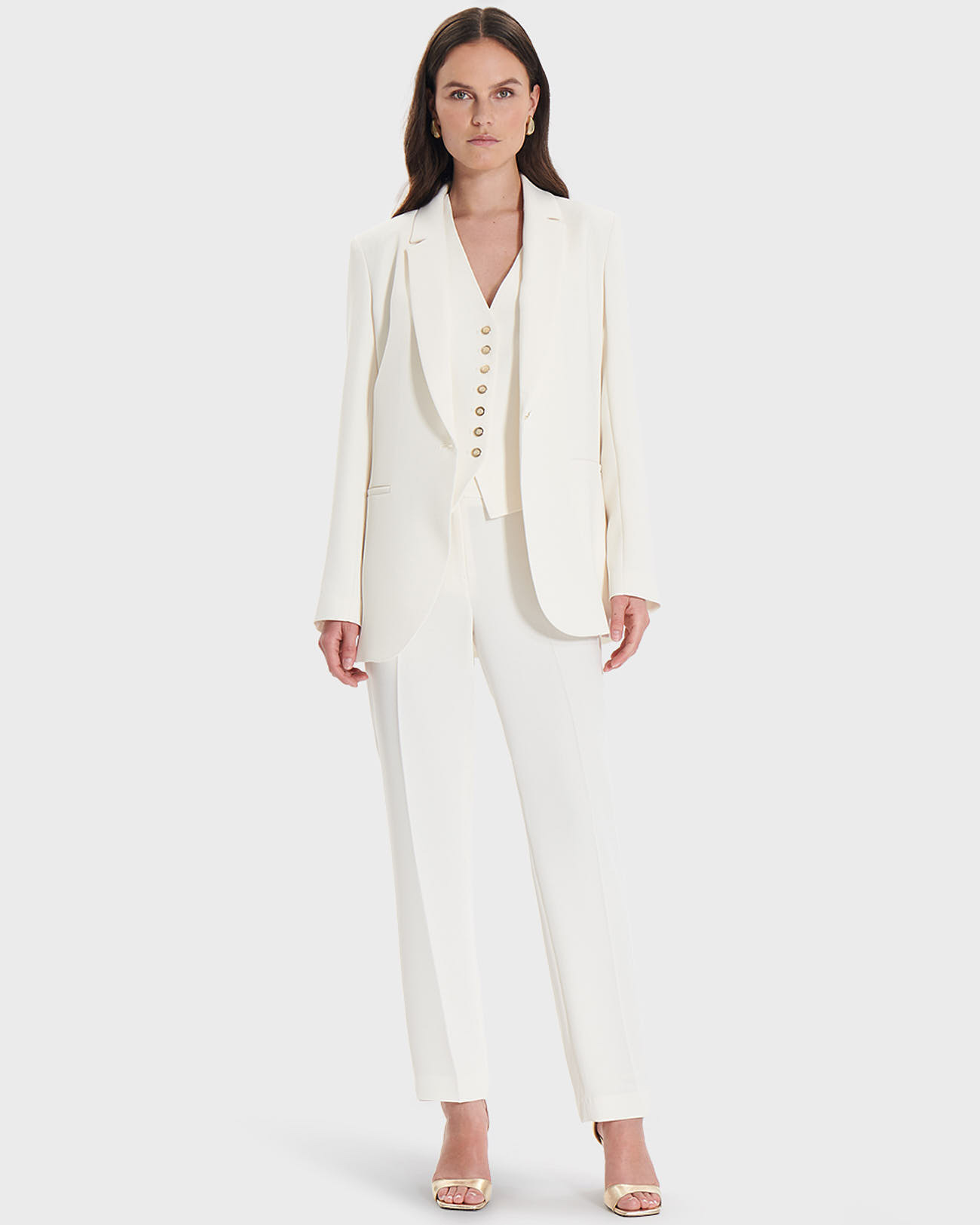 Pantalon Paul Ecru en Polyester