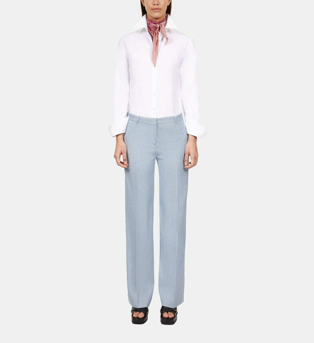 Pantalon Tailleur Lilas retro pink