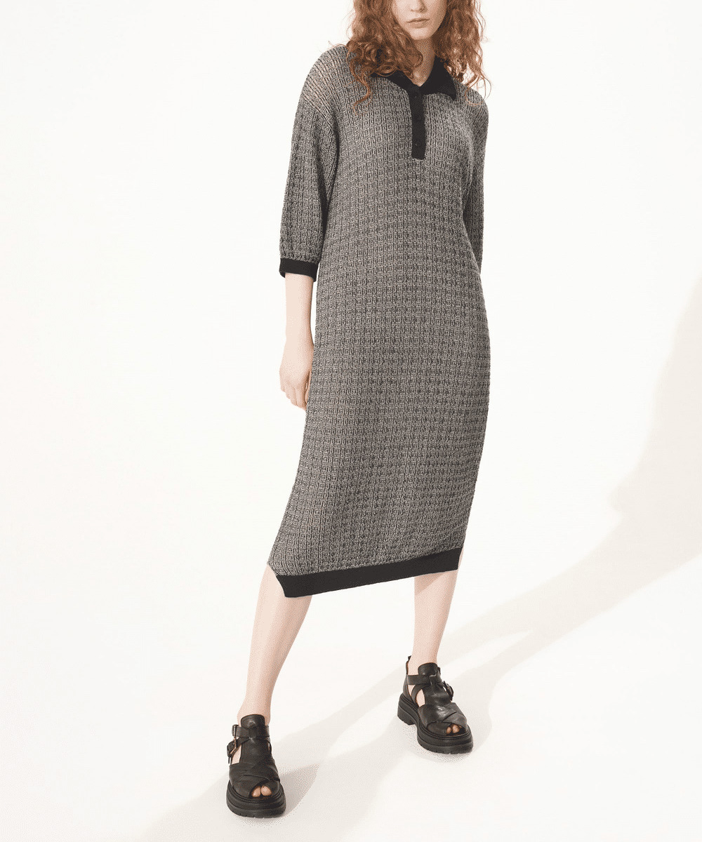Pull robe fusain