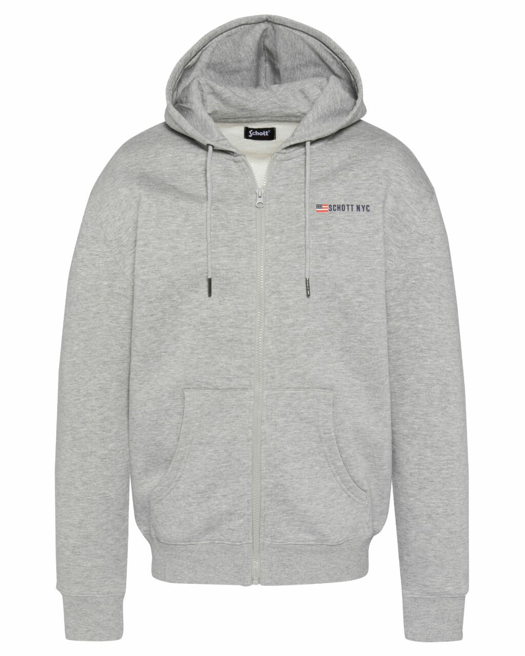 Sweat à capuche zippé SCHOTT SWHZFLAG