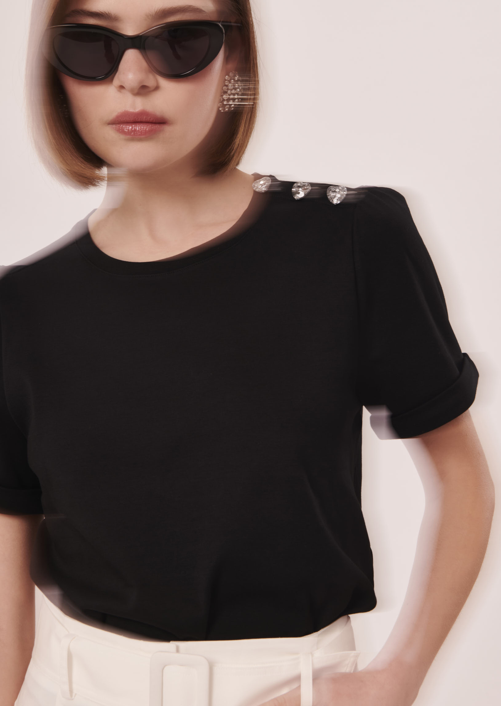 T-Shirt Tampa Noir en Coton