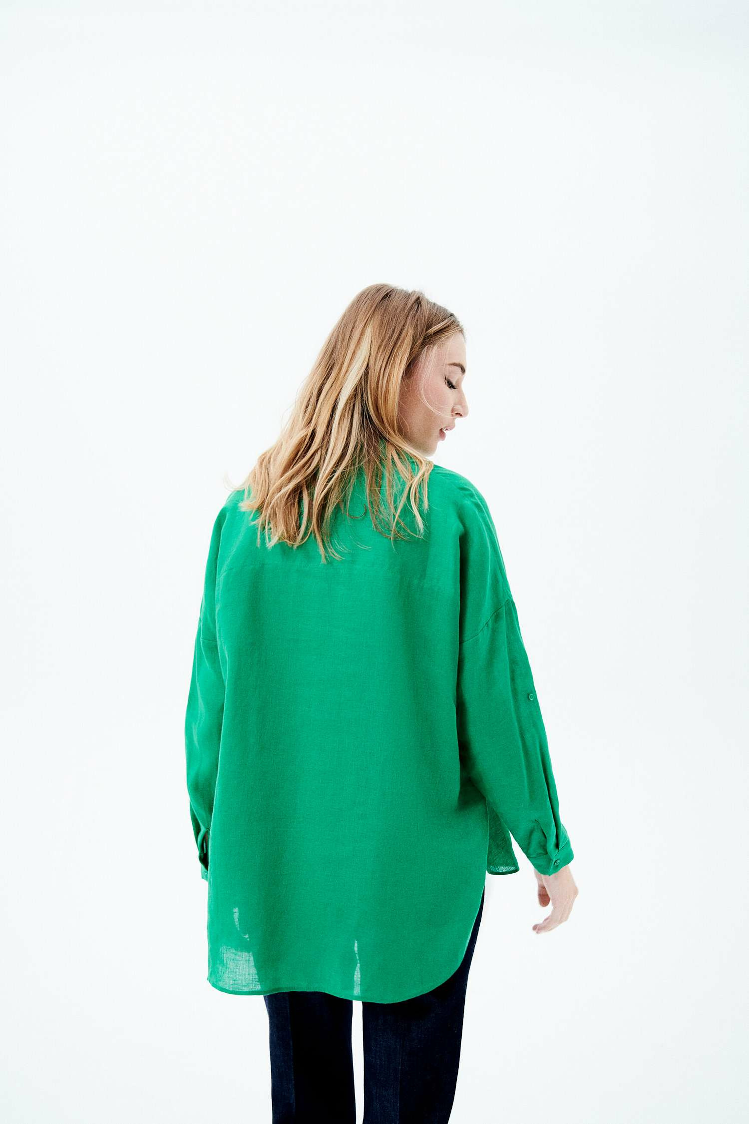 Chemise sandy oversize 100% lin