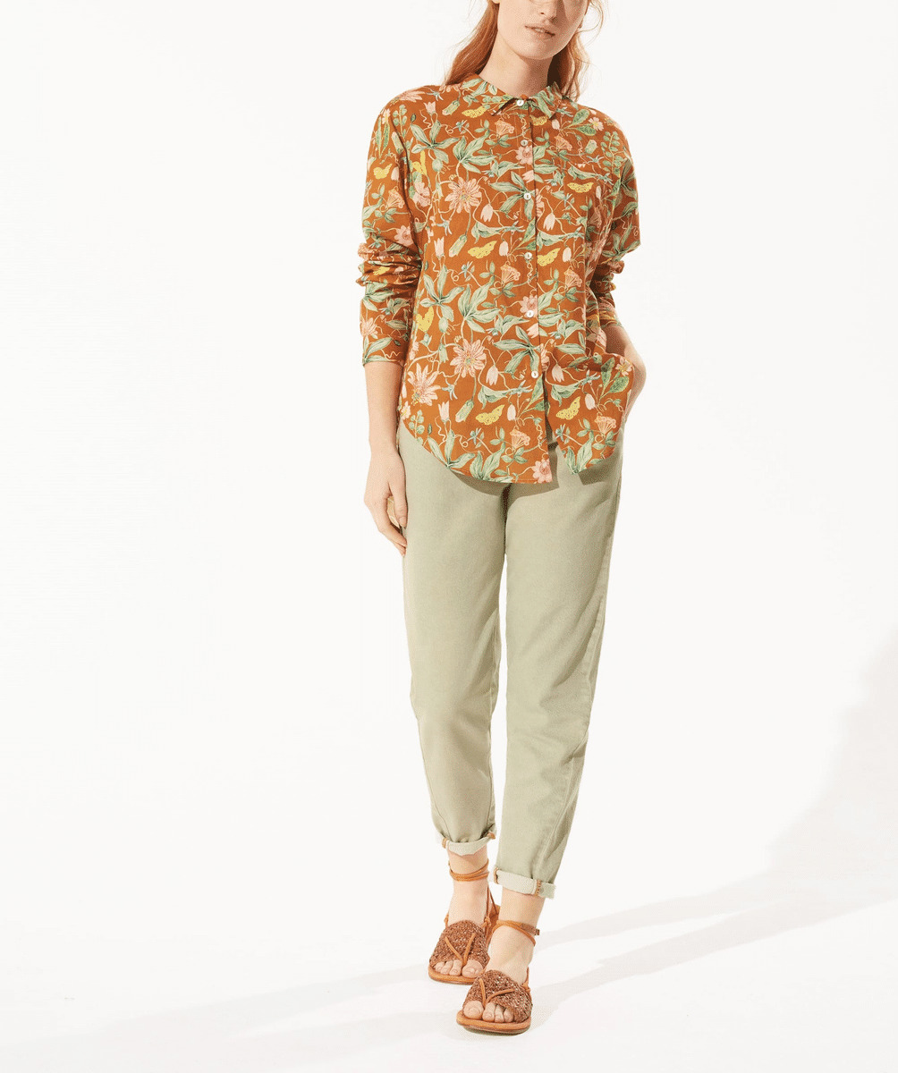 Chemise caramel