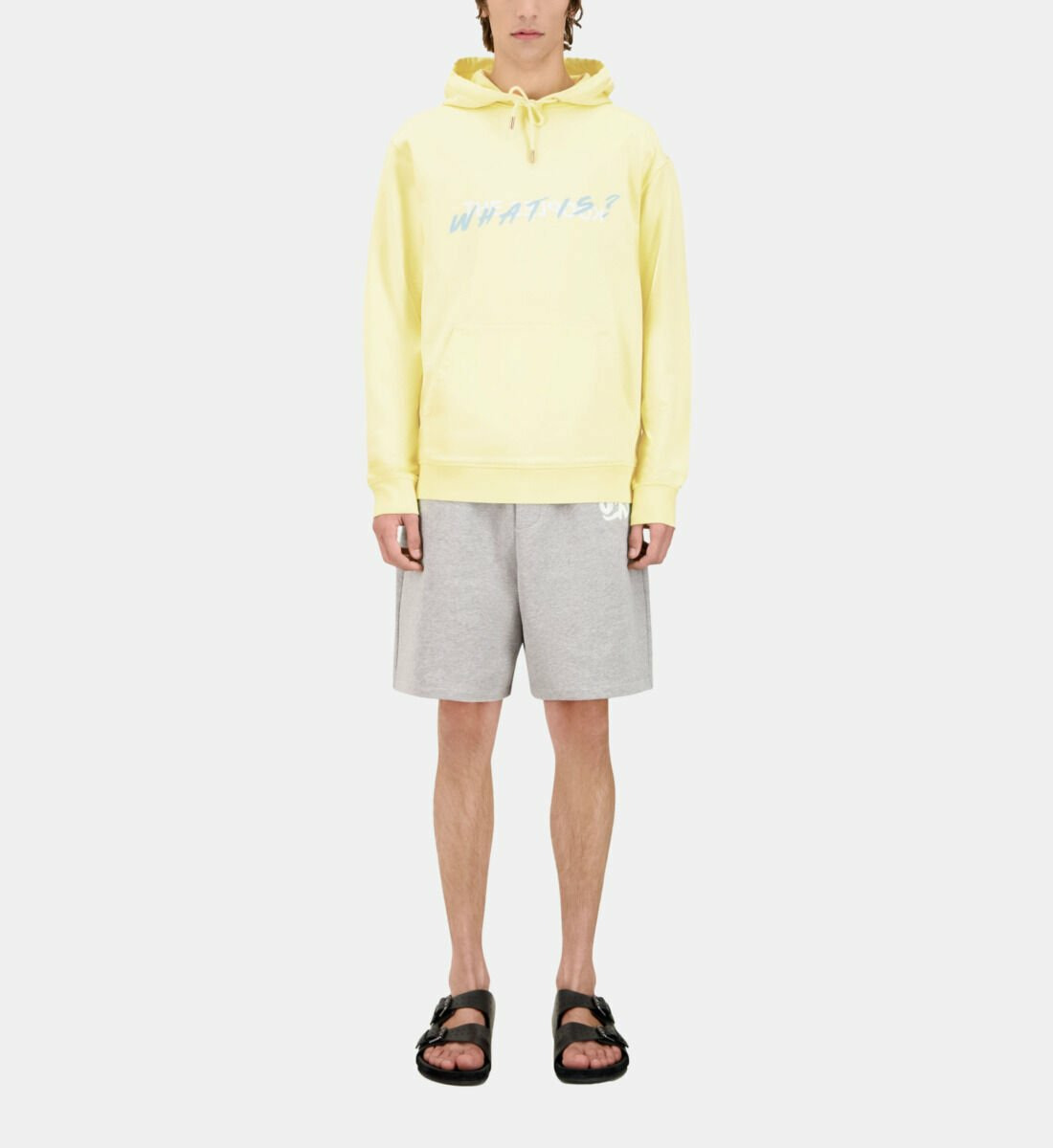 Sweatshirt À Capuche What Is Jaune bright yellow