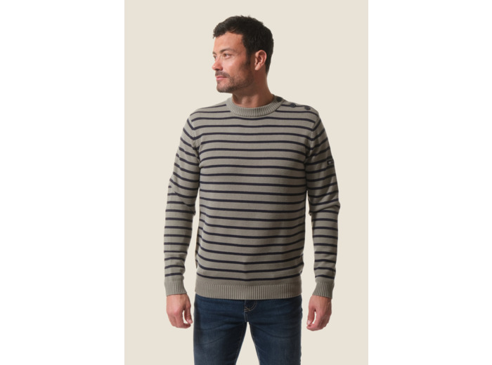 Pull homme col rond Hendaye