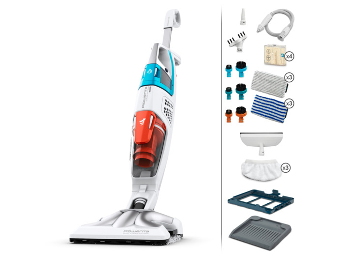 Aspirateur Clean & Steam Multi, Nettoyeur Vapeur, 2-en-1, Tous Types de Sols