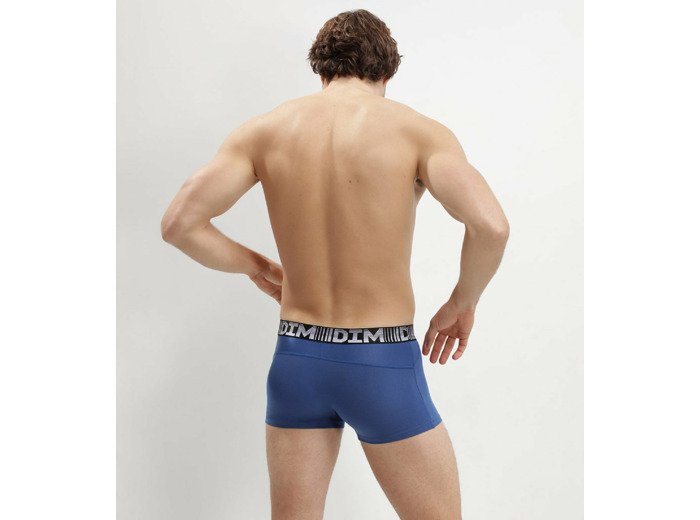 Lot de 2 boxers homme respirants Bleu Acier Blanc 3D Flex Air