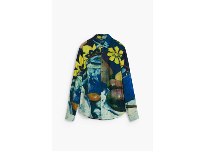 Chemise À Manches Longues En Tissu – Homme