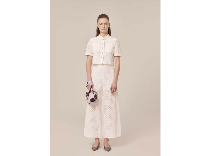 Pantalon Paquita Blanc en Coton