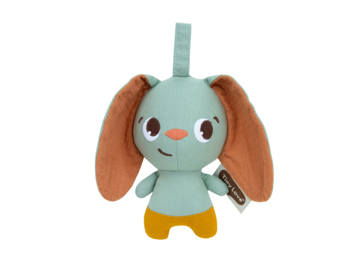Doudou hochet Bleu