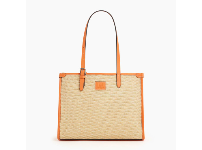 Sac cabas moyen modèle Camille Raphia
