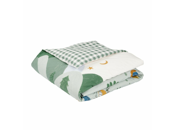 Housse couette enfant Les Louveteaux | Tradition des Vosges
