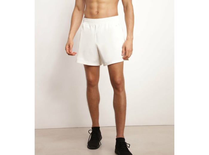 Short de sport homme en matière aérée Écru Dim Move
