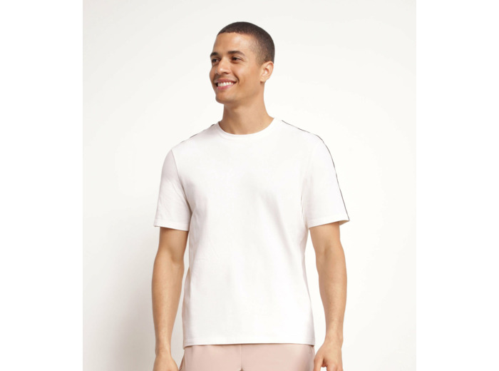 T-shirt de sport homme thermorégulateur en jersey Écru Dim Move