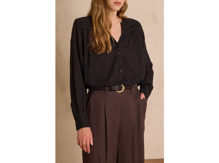 Blouse SHANA en coton brodée