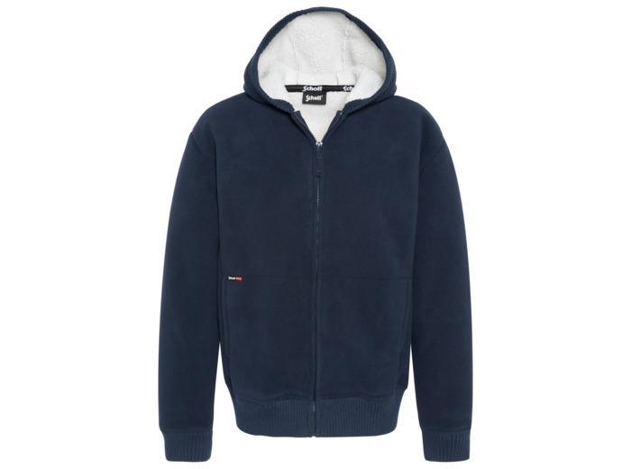 Sweatshirt polaire zippé à capuche