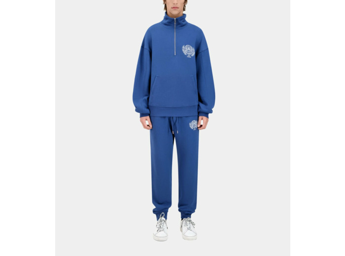 Sweatshirt A Col Zippe middle navy