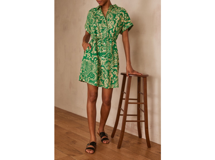 Robe chemise LOUISIANA en lin