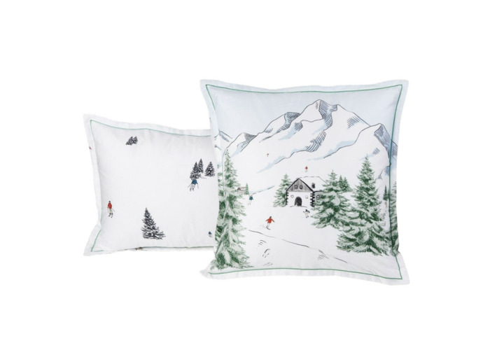 Taie d'oreiller Gérardmer | Satin de coton | Tradition des Vosges