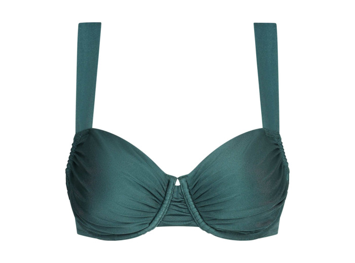 Haut de maillot de bain forme soutien-gorge avec armatures