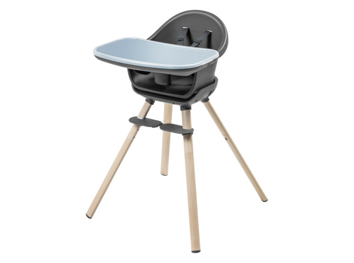 Chaise haute Moa Gris