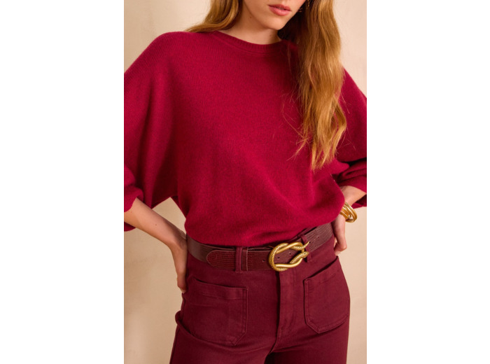 Pull chauve-souris CODY en 100% cachemire recyclé