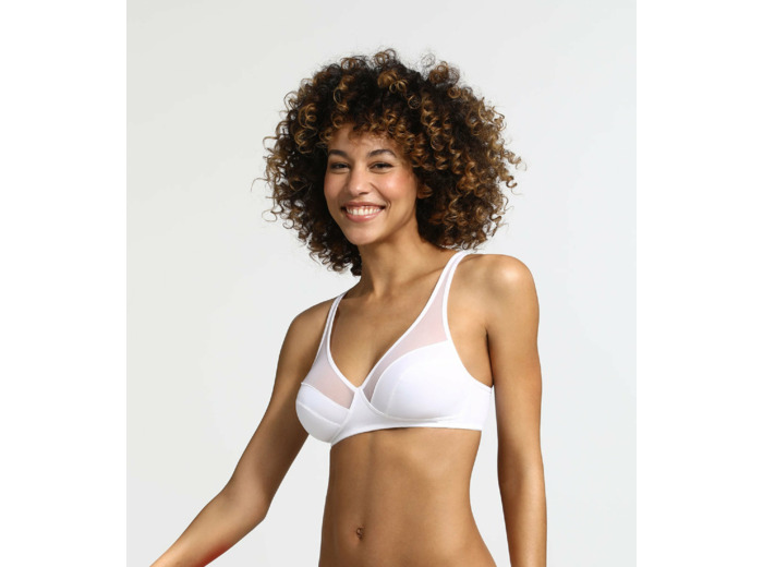 Soutien-gorge emboitant sans armatures blanc Generous Dim