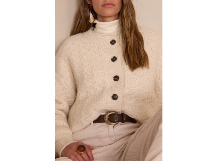 Gilet COSMO en mohair et laine