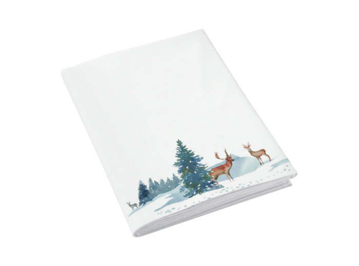 Drap plat Légende des Cimes | Percale coton 120 fils | TDV