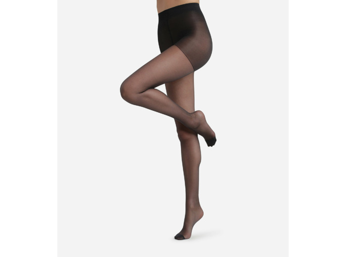 Collant noir Diam's Voile Galbé 22D