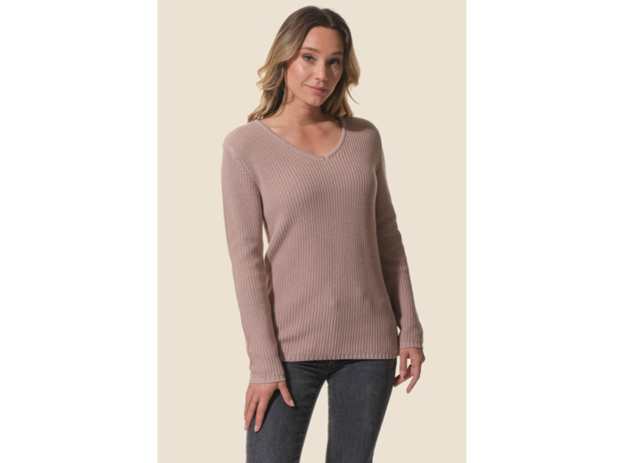 Pull femme en maille Pivoine