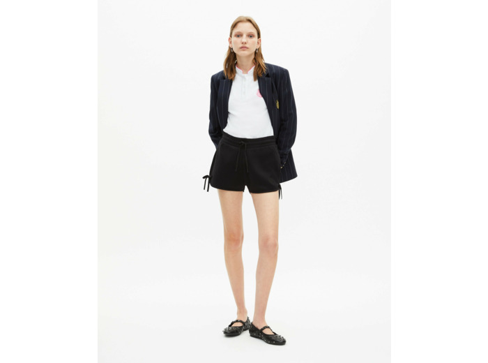 Short avec lacage cote anthracite