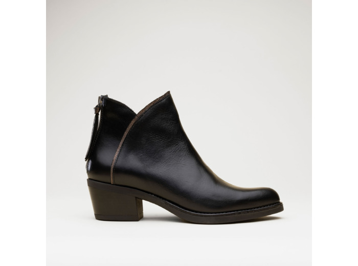 Bottines hiver Femme Angela Noir