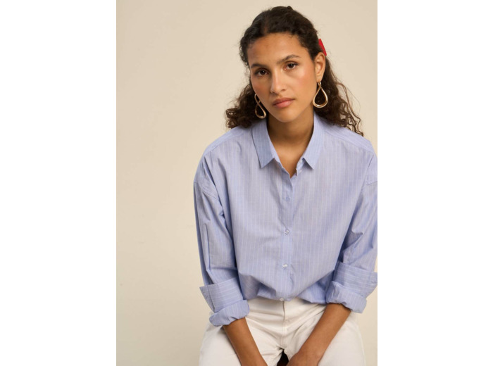 Chemise boyfriend à rayures