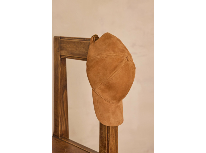 Casquette HELENE en cuir