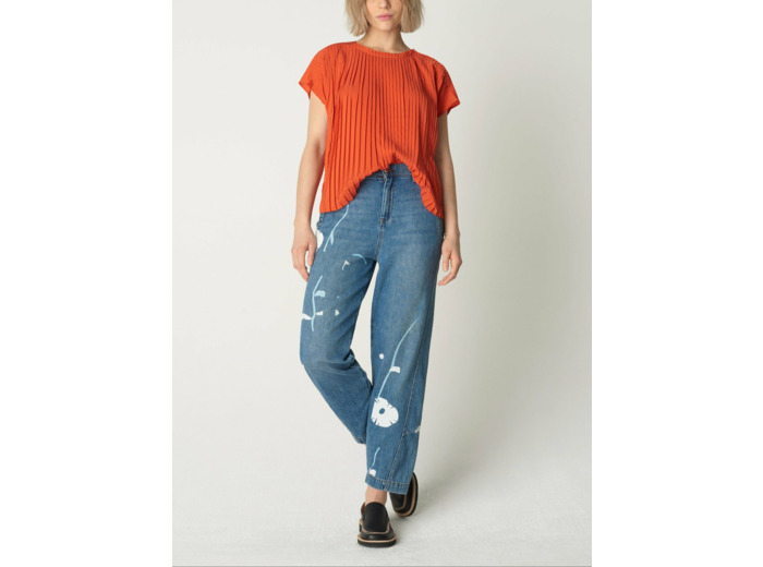 Blouse fanny poivron