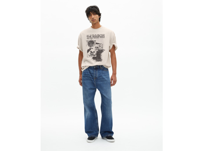T-shirt avec sérigraphie gris light grey